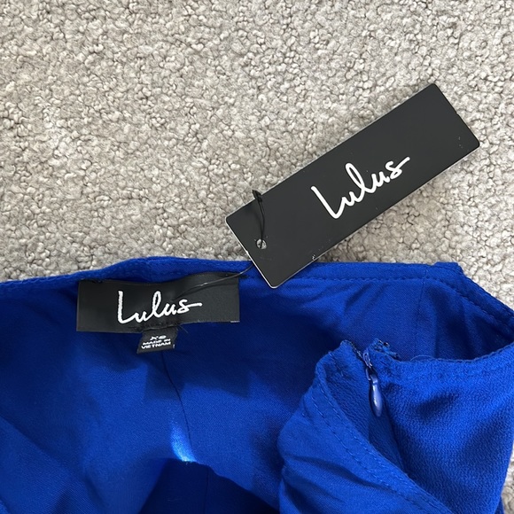 Lulu's brand new royal blue romper with tags - Picture 2 of 2
